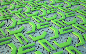 3D, Surface, Shapes, Shape, Multitude, Lots Of HD wallpaper