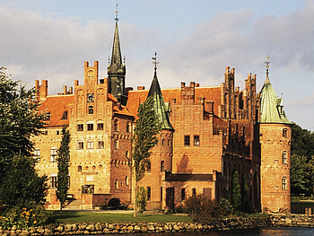 EGESCOV CASTLE, monuments, architecture, castle, egescov HD wallpaper