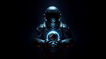 Cosmic Guardian The Keeper Of Earth, astronaut, artwork, art, digital-art, ai, artist HD wallpaper