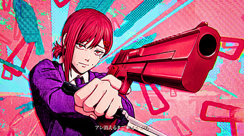 Chainsaw man mobile game - kobeni with knife and gun, Kobeni Higashiyama, Anime, Waifu HD wallpaper