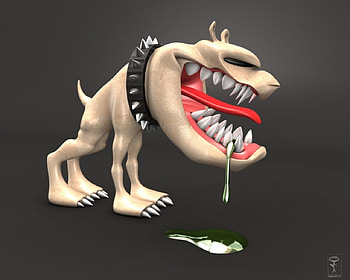 Hungry dog, dog, hungry HD wallpaper