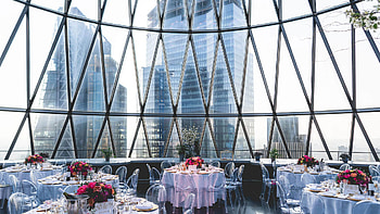 Wedding with a view, Gherkin London, Searcysthe Gherkin, London HD wallpaper