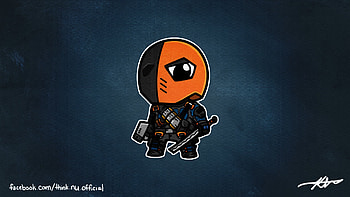 A while back I sketched out Deathstroke. Here's the finished version as promised. HD wallpaper