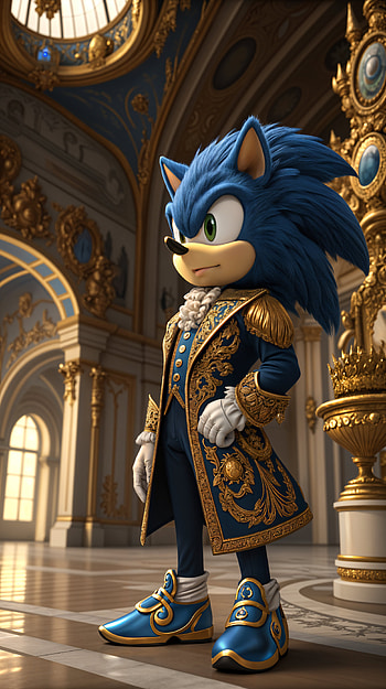 Regal Sonic — Grand Palace Mobile, Sonic the Hedgehog HD phone wallpaper