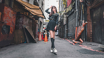 asian, woman HD wallpaper