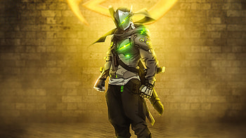 Genji Republic Of Gamers, genji-overwatch, overwatch, games, artist, artwork, digital-art HD wallpaper