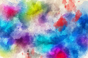 Abstraction, color splatter, colorful HD wallpaper