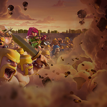 Clash Of Clans Clan Wars, clash-of-clans, supercell, games HD phone wallpaper