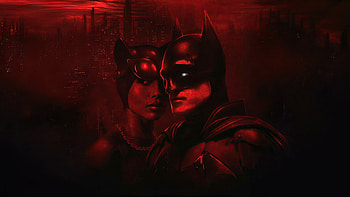 Catwoman And Batman Tracing, catwoman, batman, the-batman, superheroes, artwork, digital-art HD wallpaper