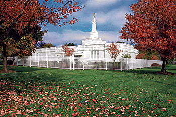 Columbus,Ohio temple, christian, scenery, travel, places HD wallpaper