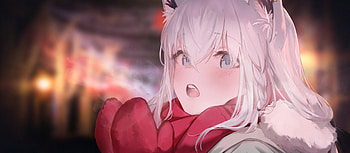 Shirakami Fubuki – Stunning Hololive Anime Virtual YouTuber Girl, Shirakami Fubuki, Anime, Virtual Youtuber, hololive, girl, anime girl HD wallpaper