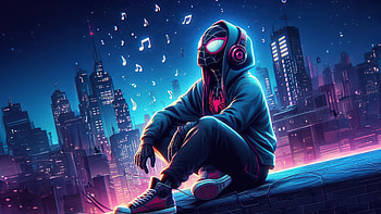 Miles Morales Stand Against Crime, spiderman, miles-morales, superheroes, artwork, digital-art, ai HD wallpaper