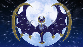 Pokemon Sun and Moon Pokemon Lunala Background HD wallpaper