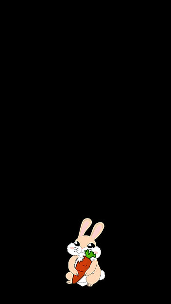 Art, Vector, Minimalism, Rabbit, Carrot HD phone wallpaper