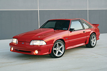 1993 Ford Mustang GT, ford, 93, red, gt HD wallpaper