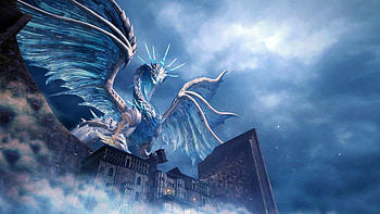 Dragon , Loading screen art, Fantasy game, Epic adventures HD wallpaper