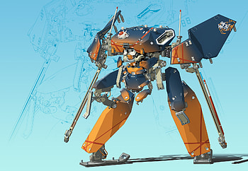 20220627, Anime, Mech, robot, technology, futuristic HD wallpaper