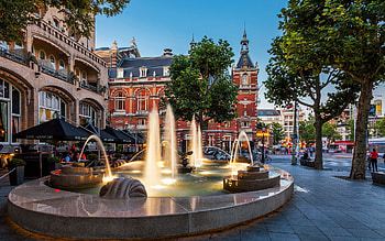 Amsterdam, City Squares HD wallpaper