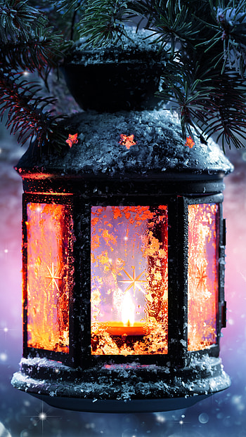 Frosted Yuletide Lantern — Christmas , holiday, Christmas HD phone wallpaper