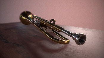Artstation trumpet, Digital artwork, Musical instrument HD wallpaper