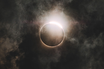 Sky, Universe, Sun, Moon, Eclipse HD wallpaper