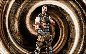 Battlehawk, brown grunge background, Fortnite, vortex, Fortnite characters, Battlehawk Skin, Fortnite Battle Royale, Battlehawk Fortnite HD wallpaper