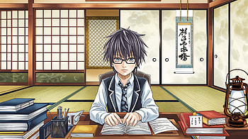 Homework Study Scene, homework, Anime, Study, book HD wallpaper