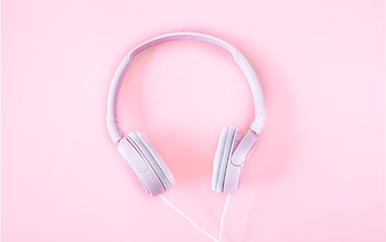 Pink heads gadget , MacBook Pro enhancement, Vibrant colors, Music immersion HD wallpaper