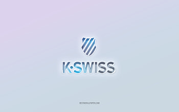 K-Swiss logo, cut out 3d text, white background, K-Swiss 3d logo, K-Swiss emblem, K-Swiss, embossed logo, K-Swiss 3d emblem HD wallpaper