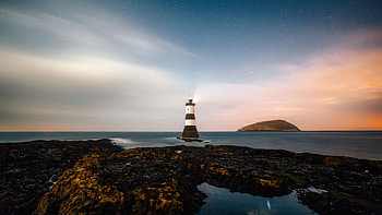 Lighthouse, Laptop , Captivating backgrounds, Stunning views HD wallpaper