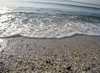 Romania touch-Black Sea waves, romania, black sea, beach HD wallpaper