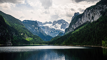 Mountains And Alps Evening , mountains, nature HD wallpaper