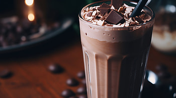 Decadent Chocolate Milkshake, Chocolate Milkshake, food, milkshake HD wallpaper