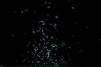 Bubbles, Drops, Dark, Shine, Splash, Brilliance HD wallpaper