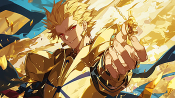 Majestic Gilgamesh for , Anime, Fate (Series), Fate/Stay Night, Gilgamesh (Fate Series) HD wallpaper