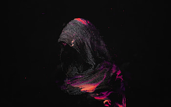 Art, Dark, Hood, Mantle HD wallpaper