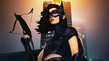 Birds Of Prey Huntress , superheroes, artstation HD wallpaper
