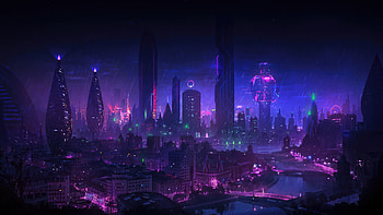 Futuristic Skylines A Scifi Twist On Modern Cityscapes, scifi, artist, artwork, digital-art, artstation HD wallpaper