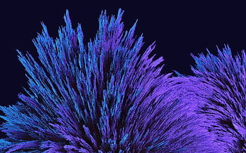 Violet, threads, neon, abstract HD wallpaper