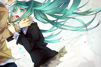 Rolling Girl, song, hatsune miku, vocaloid, long hair, miku hatsune, music, anime, female HD wallpaper