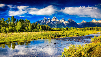 Grand Teton National Park, Montana HD wallpaper