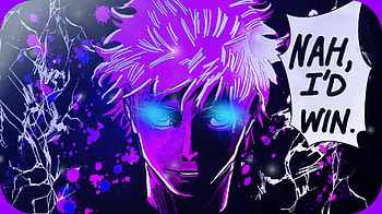 Gojo purple Dh HD wallpaper