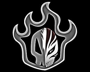 Bleach Skull, skull, bleach, flame, grey HD wallpaper