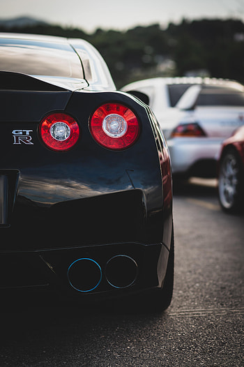 Sports, Nissan, Cars, Car, Sports Car, Back View, Rear View, Nissan Gt-R HD phone wallpaper