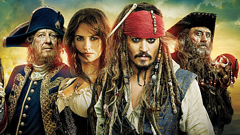 Geoffrey Rush, Angelica Teach, Blackbeard, Jack Sparrow HD wallpaper
