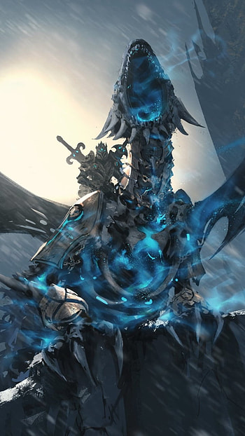 Wrath of the Lich King: Warrior’s Dragon Fury , World of Warcraft, warrior, dragon, video game HD phone wallpaper