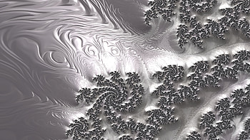 Trippy Psychedelic Fractal, grey, silver, Abstract, fractal HD wallpaper