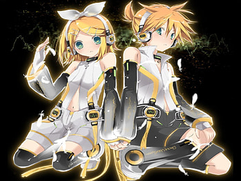 Kagamine Rin & Len Append, glow, awesome, nice, sister, kagamine rin, len append, aqua eyes, sexy, white, len, hot, girl, headset, singer, aqua, lovers, anime girl, pretty, virtual, black, song, heads, append, rin, cute, beauty, music, thighhighs, , new, kagamine len, program, twins, beautiful, diva, kagamine, rin append, yellow hair, yellow, cool, blushing, blush, brother, anime boy, idol, micro HD wallpaper