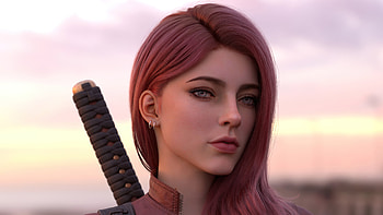 Cgi Girl Redhead Concept Art , redhead, artist, artwork, digital-art, artstation, cgi HD wallpaper