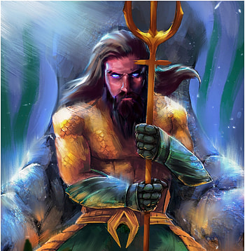 Aquaman, confident king, dc, art HD phone wallpaper